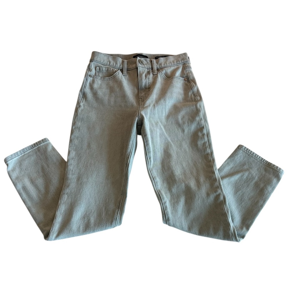Banana Republic High Rise Slim Ankle Length Jeans Light Grey Size 25